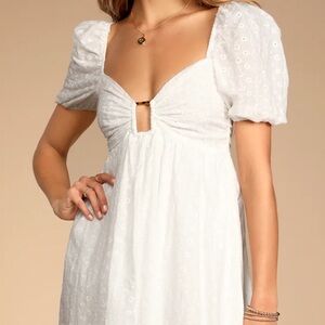 Lulu's White Mini Dress